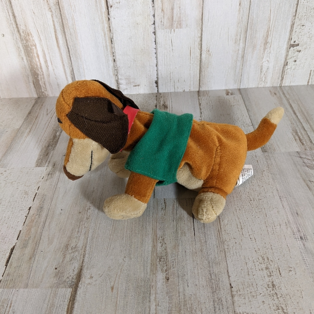 Vtg 1998 Denny's Exclusive Dogs Go To Heaven Itchy 7" Bean Bag Plush
